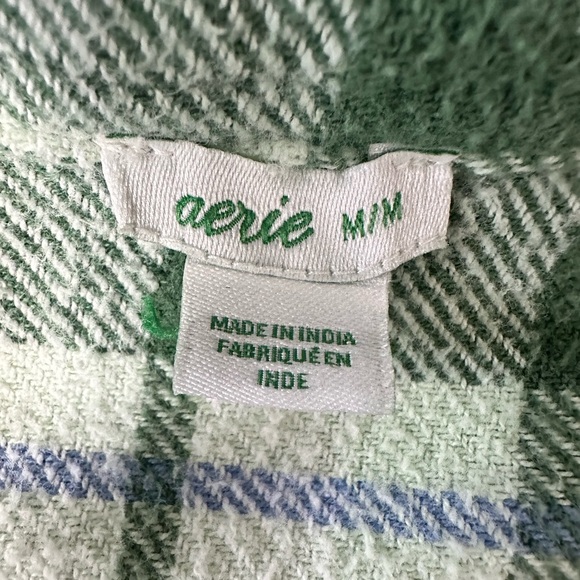 Aerie anytime plaid flannel M - Picture 5 of 5
